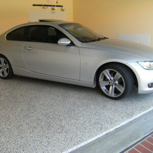 garage epoxy flake floor 1